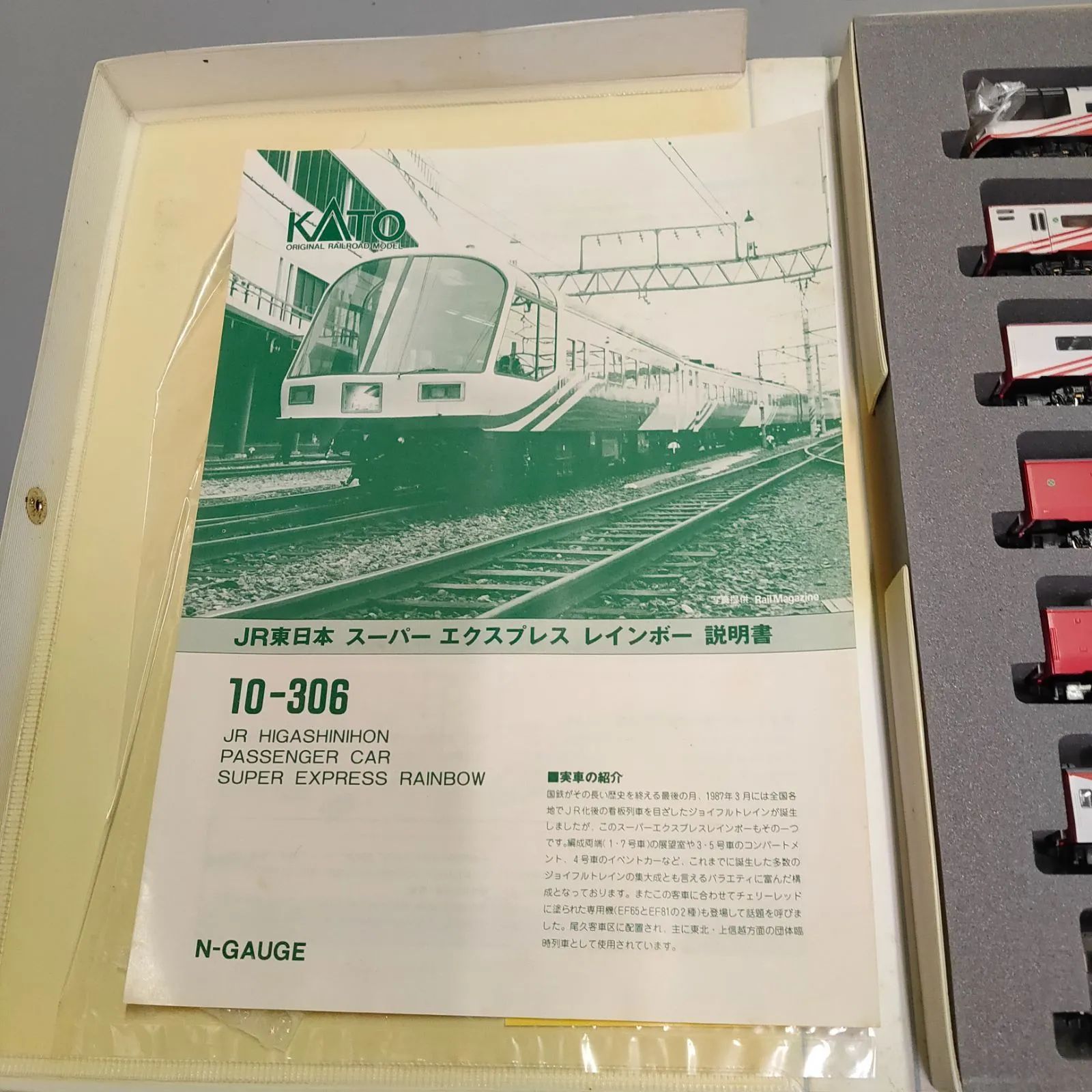 M1053 ◇KATO 10-306 JR東日本スーパーエクスプレス レインボー N