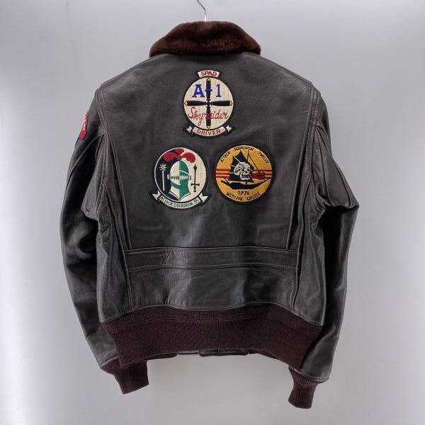中古】Buzz Rickson's 山羊革 G-1 フライトジャケット ブラウン 38