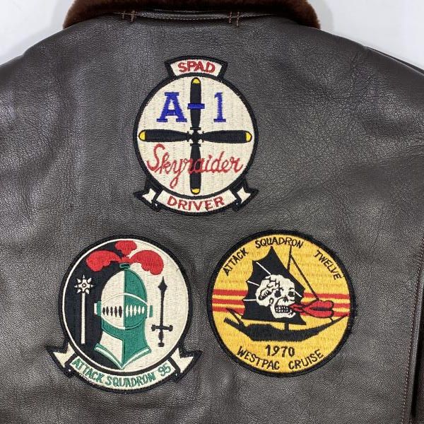 中古】Buzz Rickson's 山羊革 G-1 フライトジャケット ブラウン 38