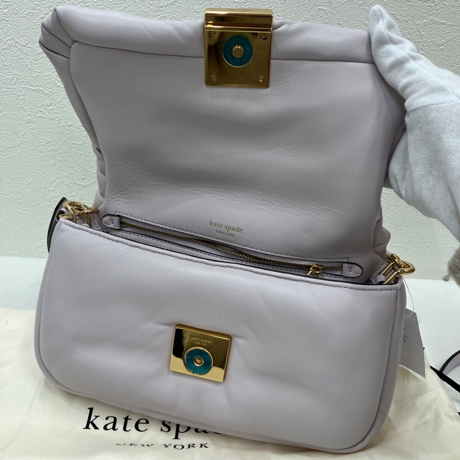8292　kate spade　ケイトスペード　ダコタ　パフィ　2way バッグ 8292 kate spade new york ケイトスペード ダコタ パフィ レザー