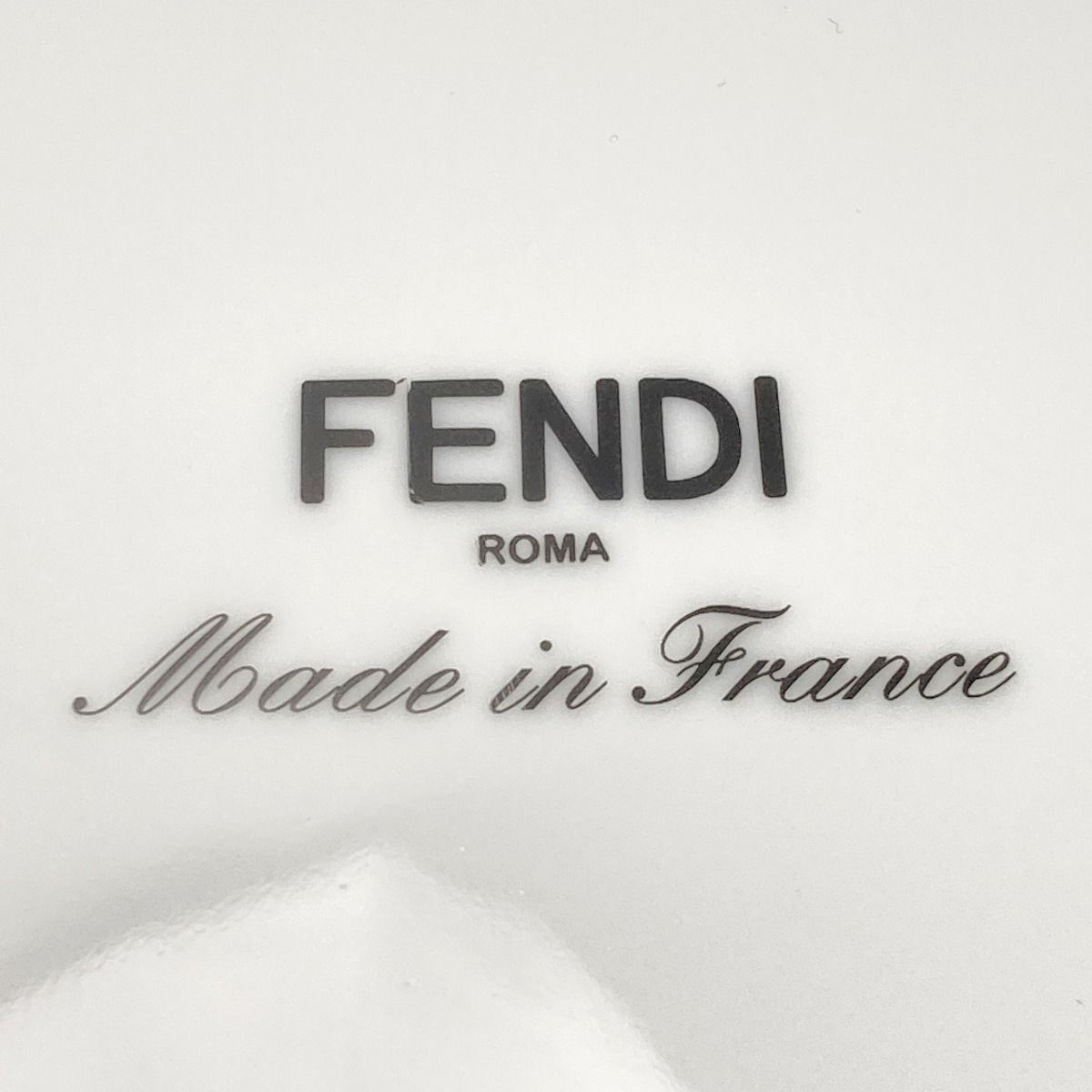 FENDI フェンディ オーロックロゴ プレート 2枚セット テーブルウェア