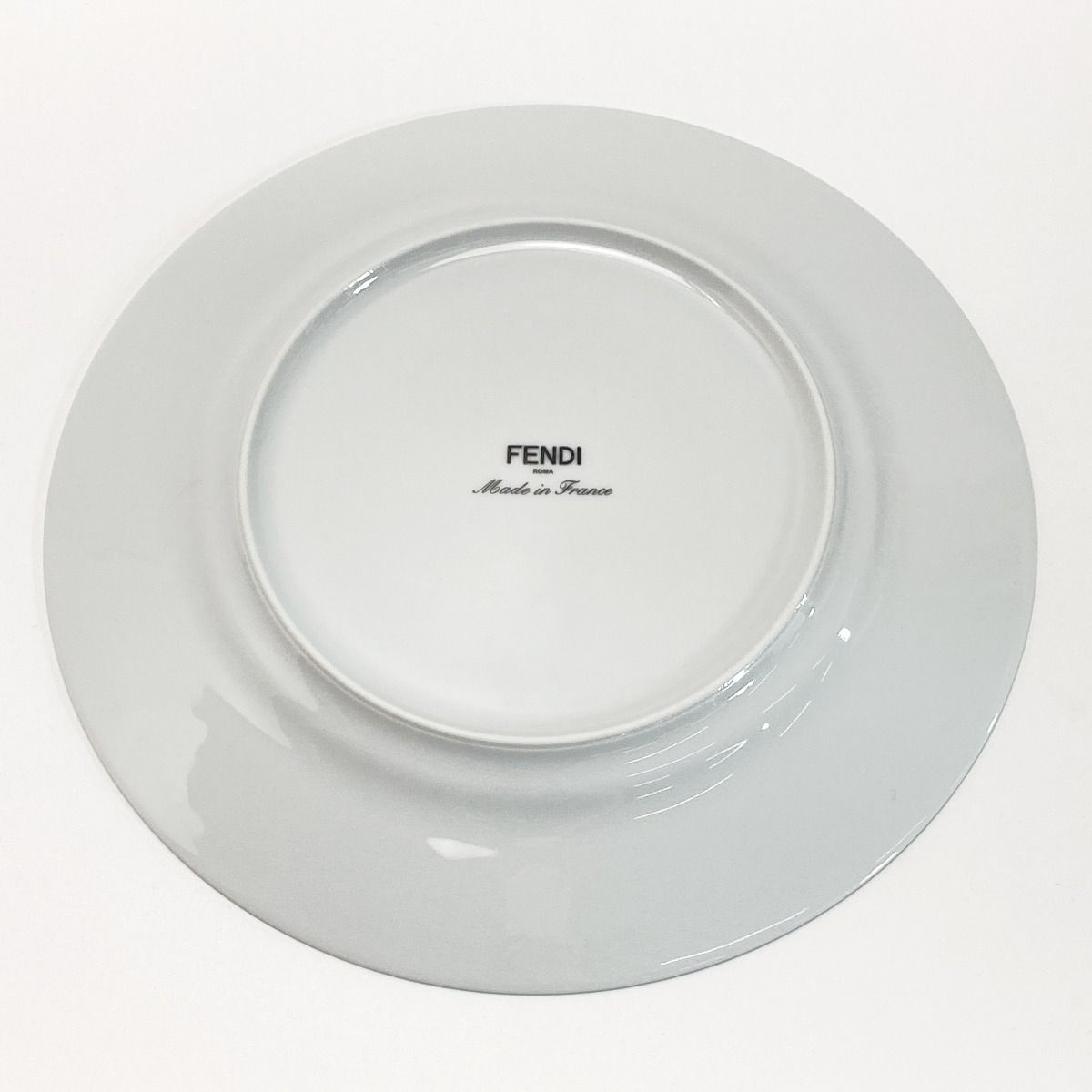 FENDI フェンディ オーロックロゴ プレート 2枚セット テーブルウェア