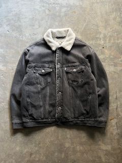 Levi s SilverTab black boa denim jacket リーバイス シルバータブ ブラックボアデニムジャケット