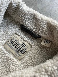 Levi s SilverTab black boa denim jacket リーバイス シルバータブ ブラックボアデニムジャケット ブルゾン 冬コーデ