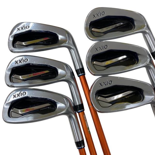 ダンロップ XXIO FORGED 2017 6 S オレンジ アイアンセット IR Miyazaki Kaula 8 for IRON フレックスSR メンズ 男性用 右利き 右用 Dランク ゴルフクラブ