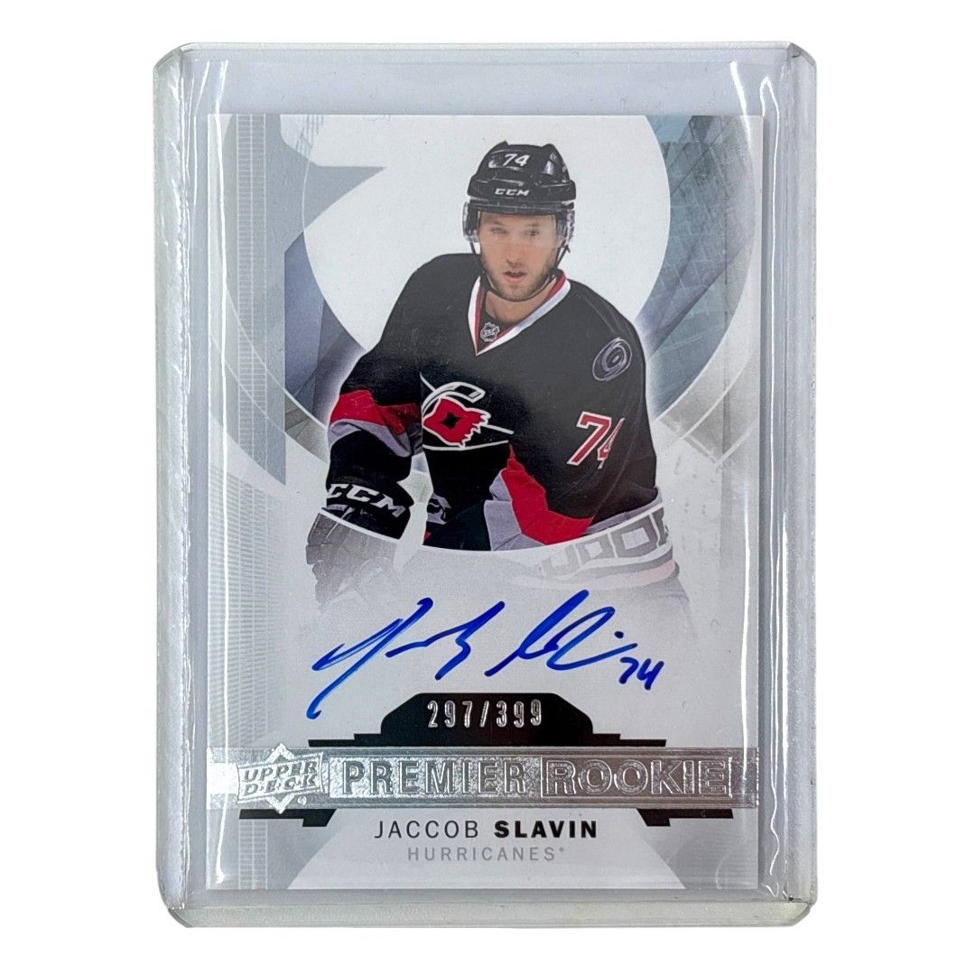 UPPER DECK NHLカード PREMIER JACCOB SLAVIN HURRICANES /399 #53 送料無料 中古 IT1