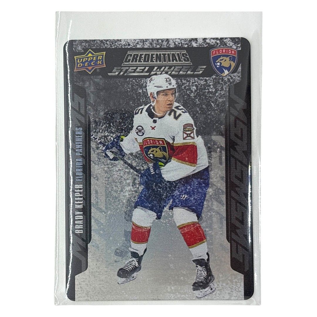 UPPER DECK NHLカード CREDENTIALS STEEL WHEELS BRADY KEEPER FLORIDA