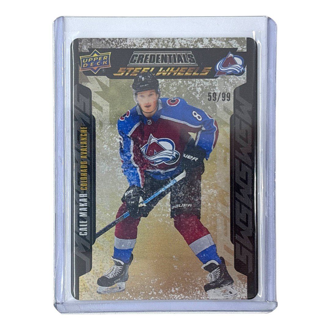 UPPER DECK NHLカード CREDENTIALS STEEL WHEELS CALE MAKAR COLORADO AVALANCHE /99 #SW-10 送料無料 中古 IT1 7,560円
