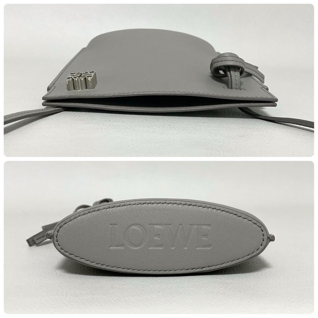 LOEWE / ダイスポケット ショルダーバッグ グレー アナグラム - メルカリ
