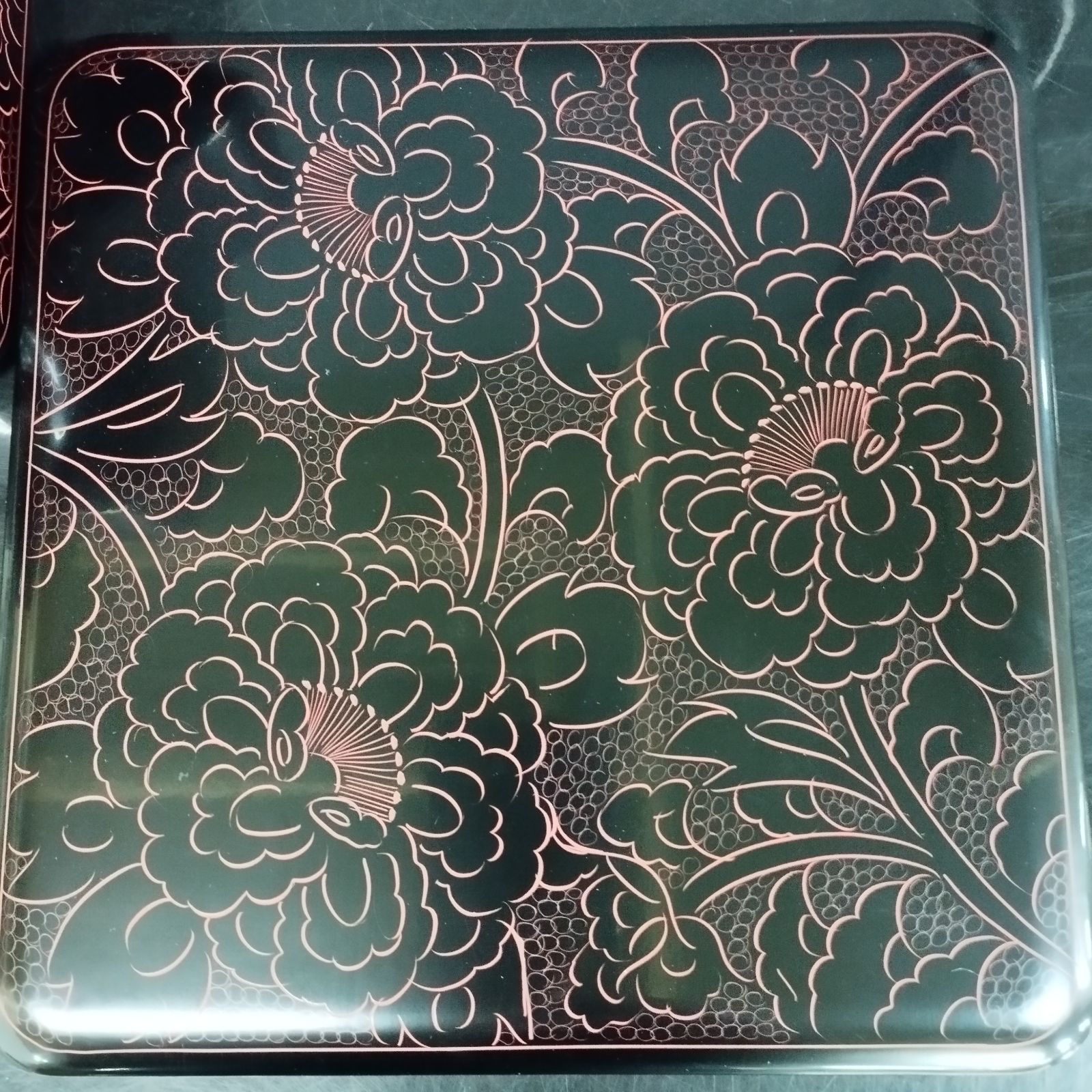 D10389】漆器 輪島塗 三段重箱 - メルカリ