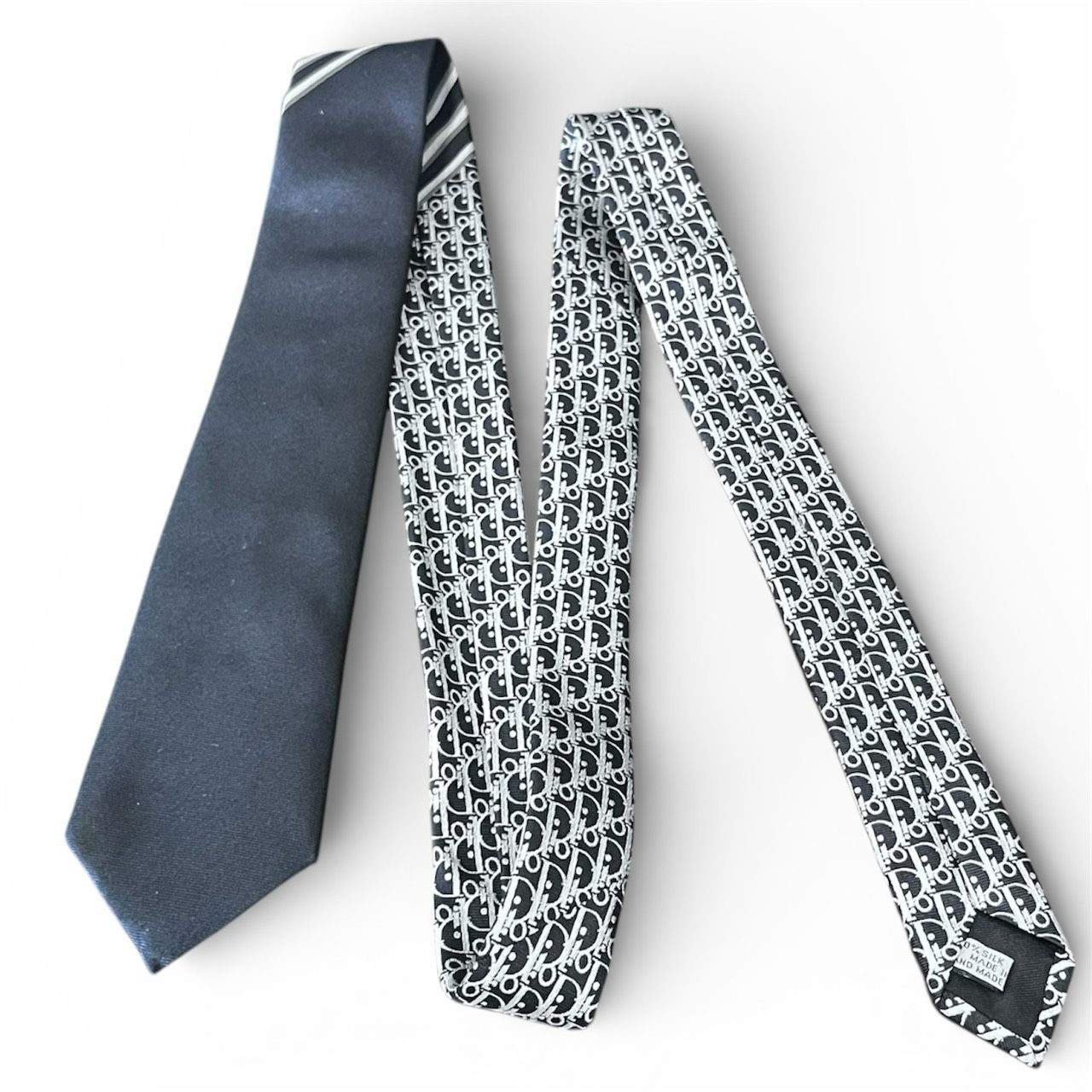 美品☆クリスチャンディオール/Christian Dior オブリーク シルク