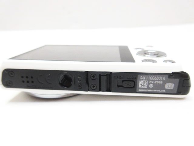 コンデジ　CASIO　EXILIM６X　 ホワイト　極美品　デジカメ カシオ CASIO EXILIM EX-ZS35 6x デジカメ コンパクトデジタル カメラ