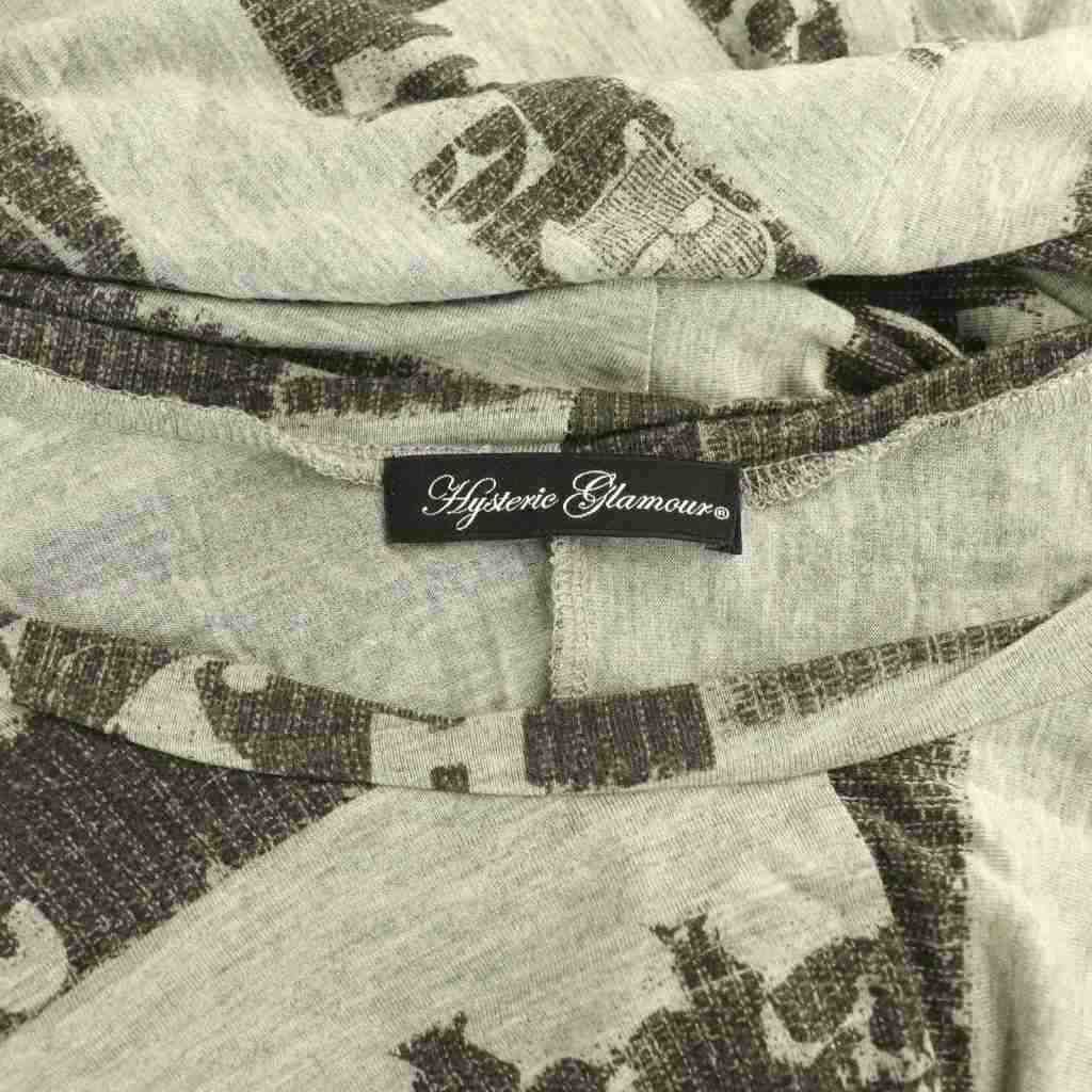 ヒステリックグラマー HYSTERIC GLAMOUR カットソー アシンメトリー 総