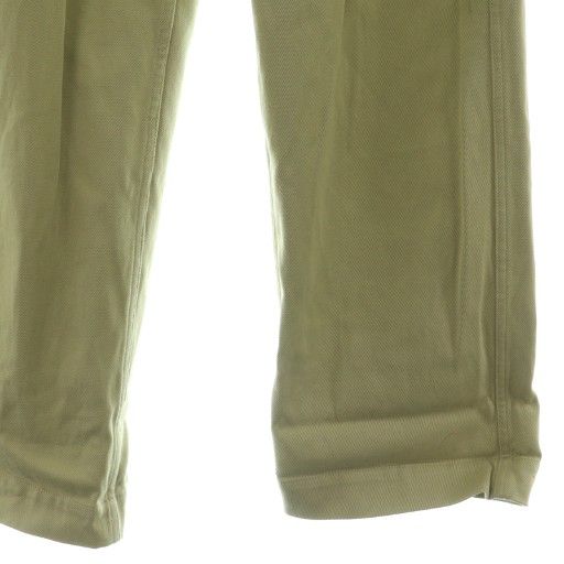 MHL. コットン リネン タック ワイドパンツ 1サイズ ベージュ