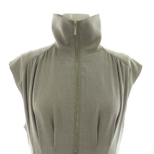 ココディール COCO DEAL 23AW メランジハーフジップノースリタック