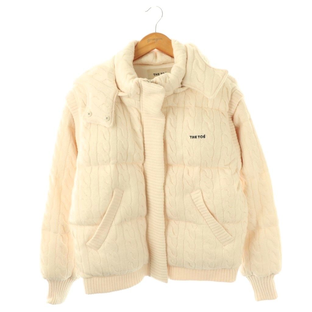 ザトゥー THE TOE SHARD KNIT DOWN ダウンジャケット ニット F