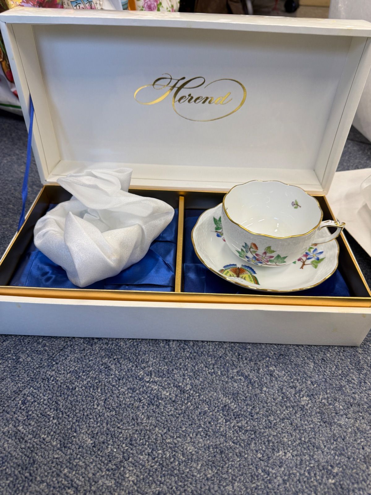 新品 未使用品 HEREND ヘレンド 食器 カップ＆ソーサー ヴィクトリア 2