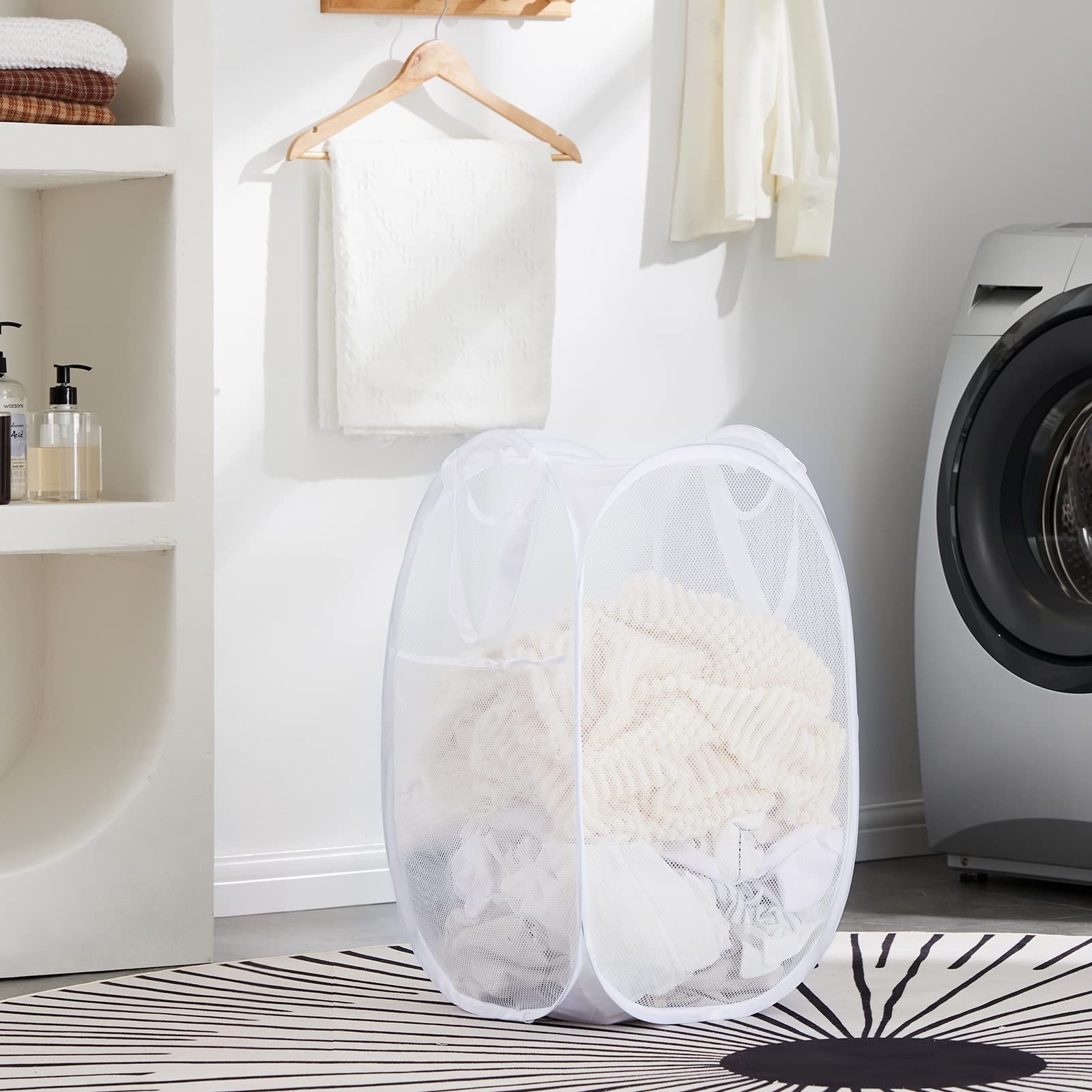 新品 YOUDENOVA ランドリーバスケット 洗濯カゴ 洗濯かご 折りたたみ