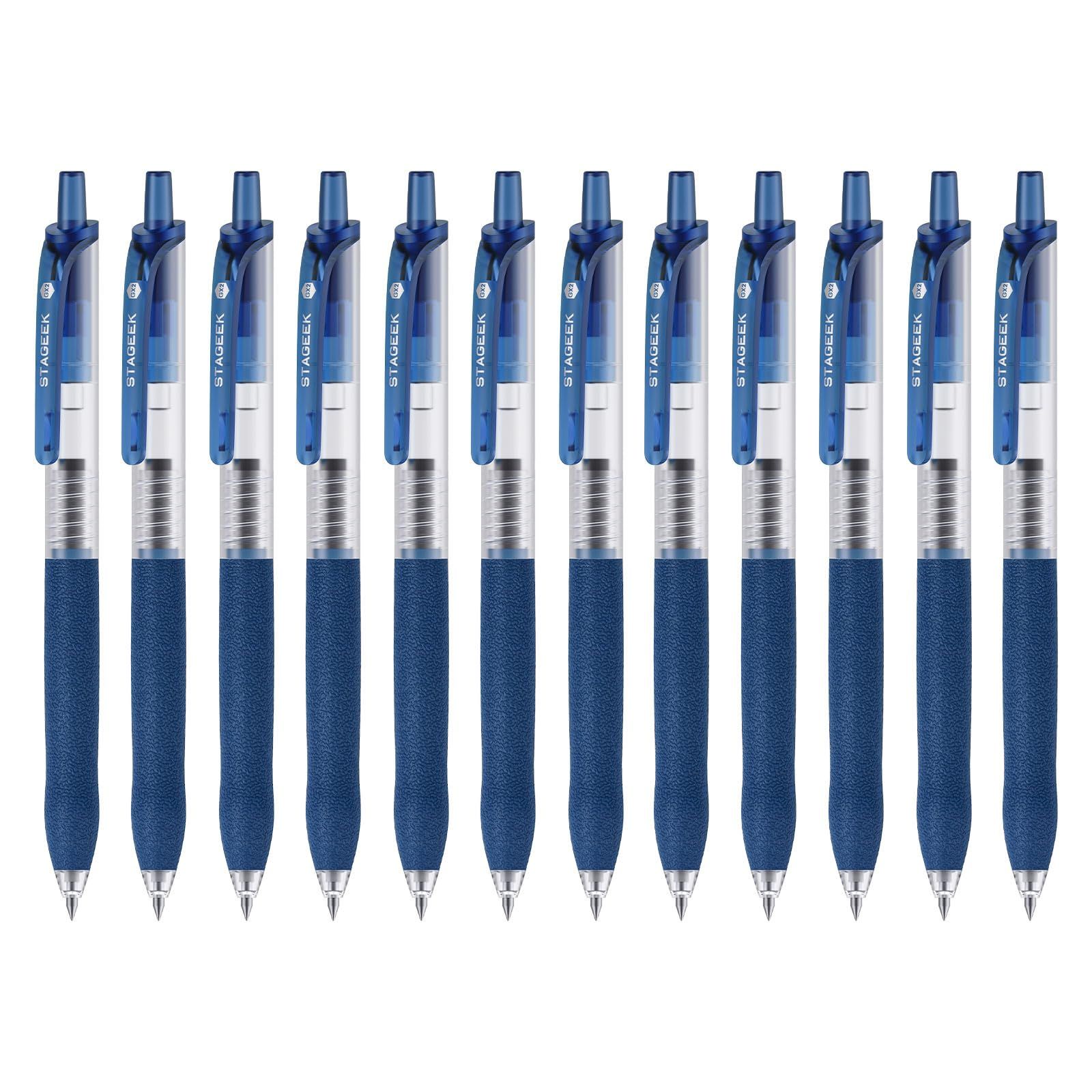 新品 ジェルインクボール 12本セット 青 0.5mm 滑らかな書き心地＆疲れ