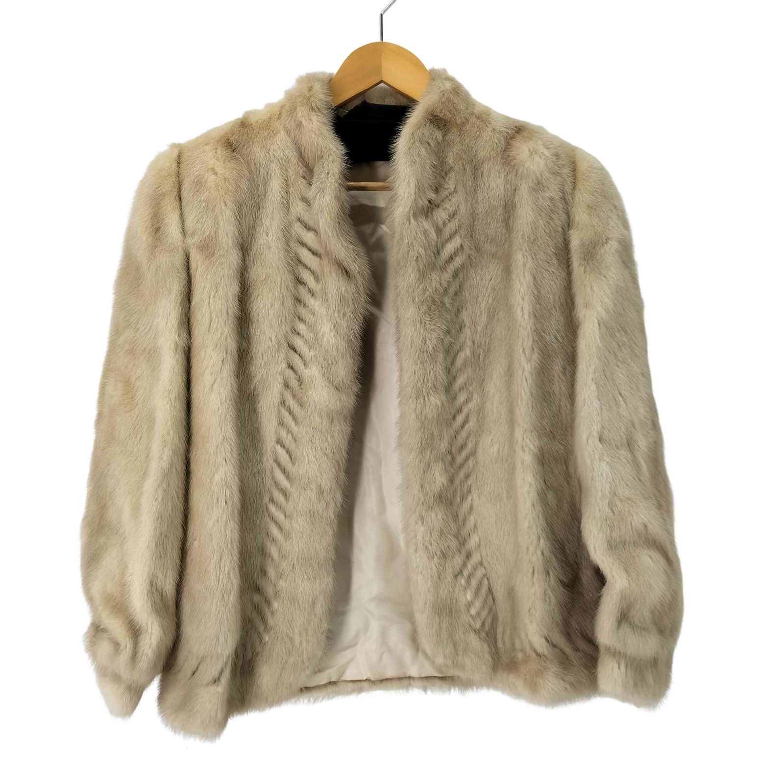 ユーズドフルギ USED古着 ファージャケット レディース JPN：L - メルカリ