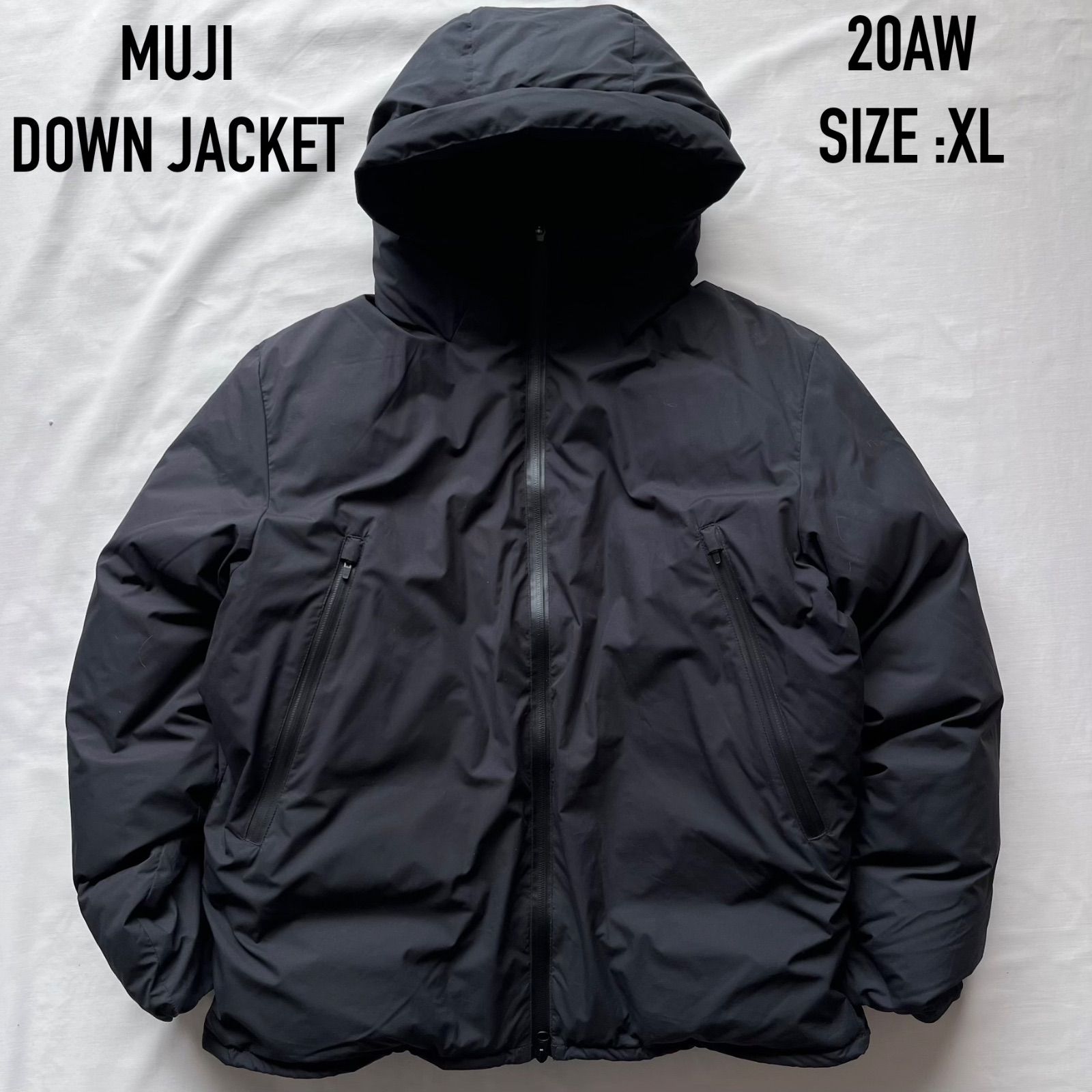 MUJI ムジ 無印良品 良品計画 ダウンジャケット フーディ 20AW XL 