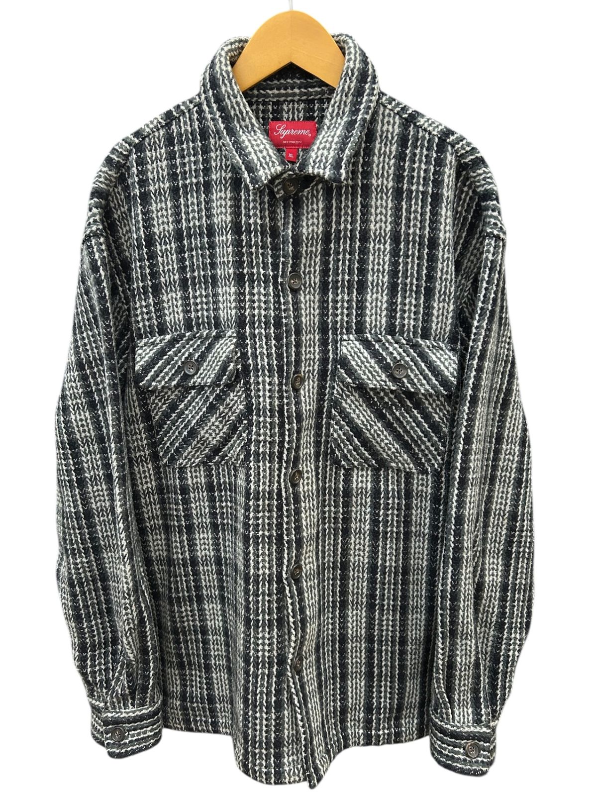 Supreme シュプリーム 22 AW Heavy Flannel Shirt ヘビーフランネルシャツ XL ブラック系 メンズ|027