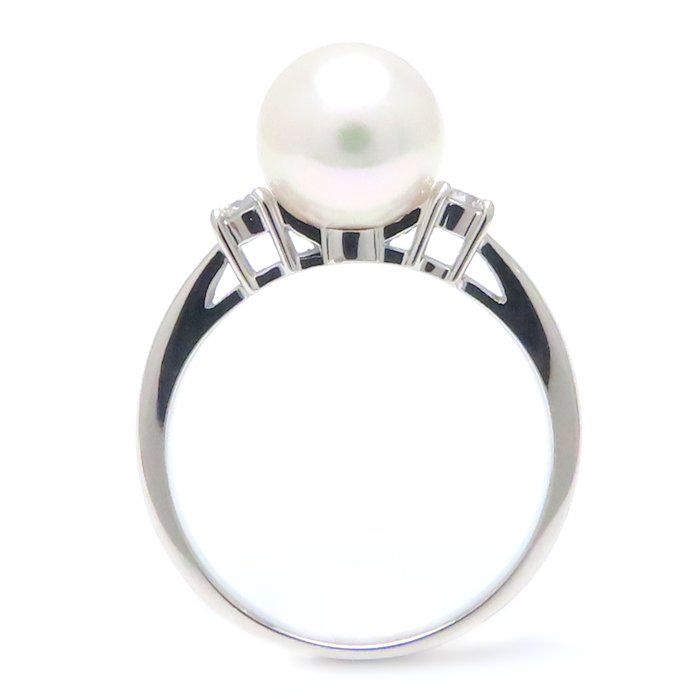 8/美品 ミキモト Pt950 真珠 パール約8.5㎜珠 リング 指輪 ③ 楽天市場】ミキモト 指輪 レディース パール ダイヤモンド リング 8.4