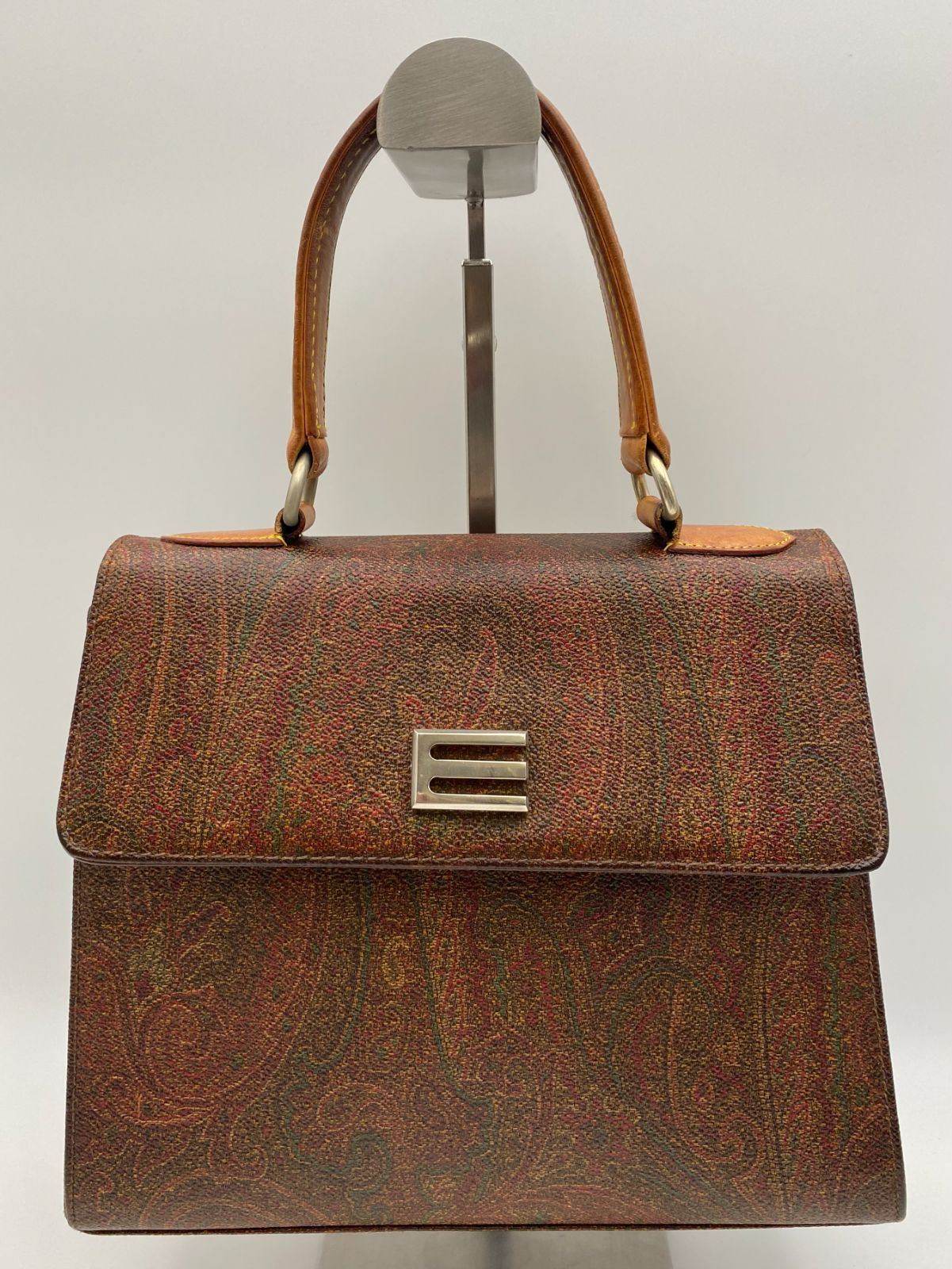 Etro エトロ ハンドバッグ レザー ペイズリー柄 2487 - メルカリ