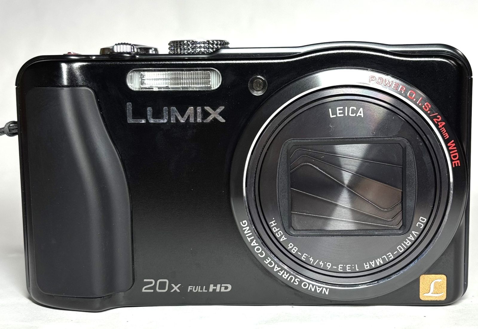 Panasonic Lumix DMC-TZ 30 14.1 MP 20 x is LEICAレンズ 黒色 3型LCD タッチパネル 動作品 予備電池付 日本製日本モデル インテリジェントオートモード機能 即使用可 5292