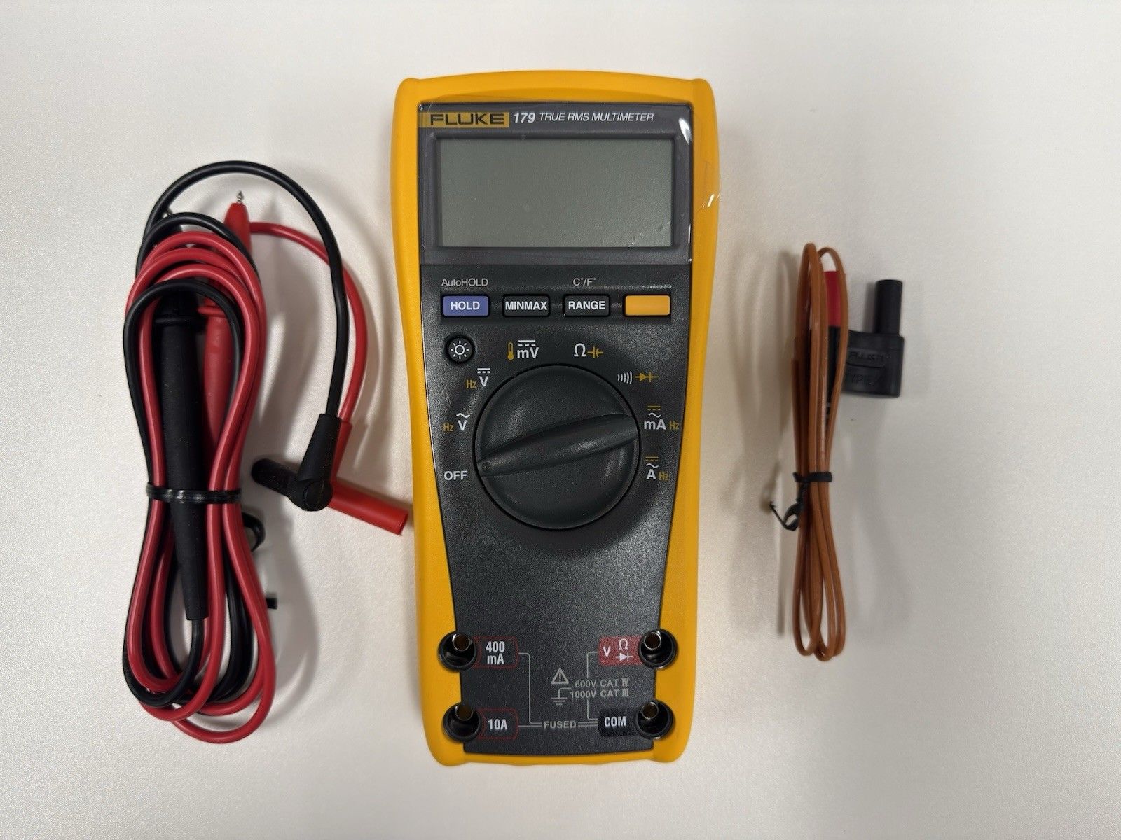 Fluke 179 True RMS デジタルマルチメーター リード線 熱電対付き Flukeキャリーケース