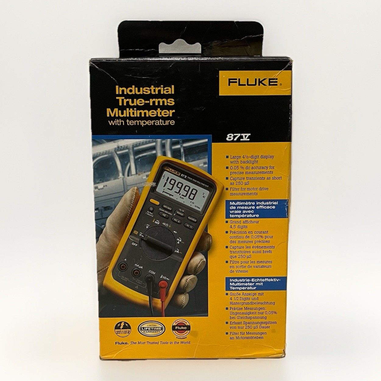 Fluke 87 V 用 True-RMS マルチメーター 温度機能付き