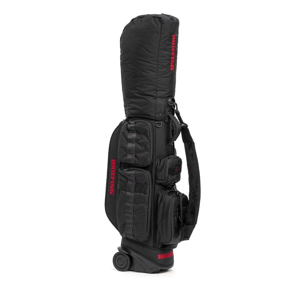  日本正規品 ブリーフィング ゴルフ キャディバッグ メンズ レディース フードカバー フード BRIEFING GOLF おしゃれ ブランド 8 5型 46インチ 5分割 キャスター 撥水 CS SERIES CR 6 CASTER BRG251D02 人気ゴルフ用品 ゴルフバッグ キャディバッグ ゴルフ
