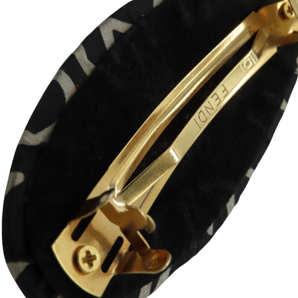 美品 FENDI ヘアアクセサリー バレッタ 中古】FENDI フェンディ バレッタ ヘア アクセサリー 髪留め