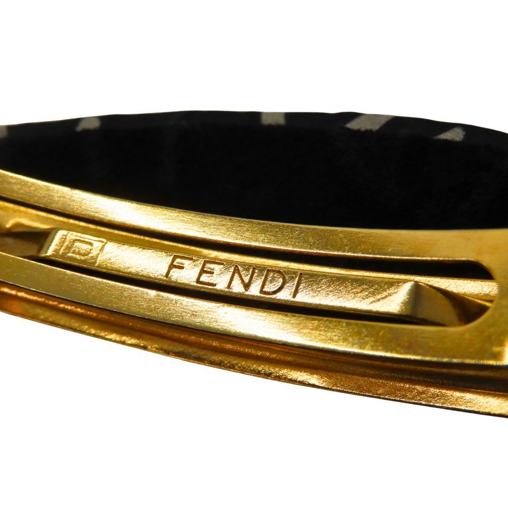 中古】FENDI フェンディ バレッタ ヘア アクセサリー 髪留め