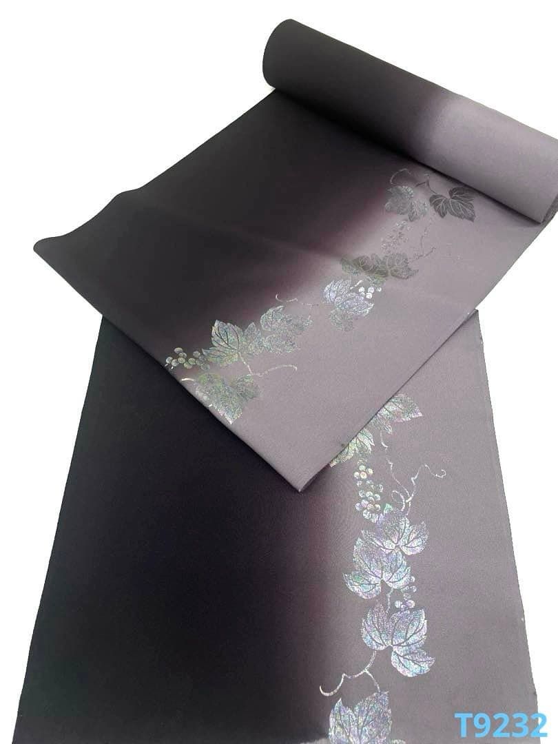 小紋 ラメ箔 葡萄 浜ちりめん グラデーション 琵琶湖 正絹 反物 T 9232