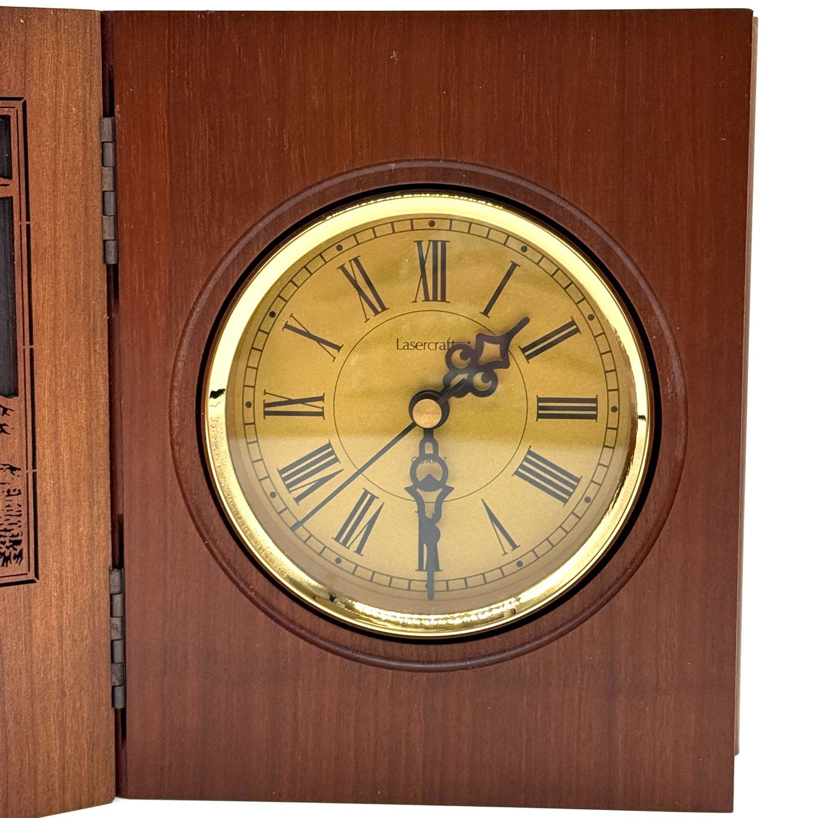 ウッドレックス　ブック型置時計　珍品 WOODREX The Book Clock（ウッドレックス・ザ・ブック・クロック