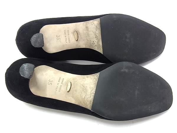 Sergio rossi セルジオロッシ スエード ヒール パンプス 表記サイズ35