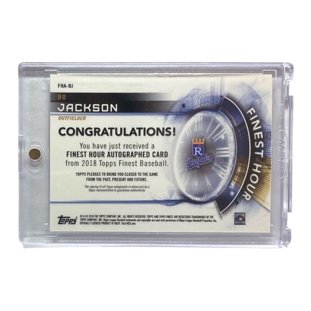 TOPPS MLBカード FINEST BO JACKSON KANSAS CITY ROYALS 25 FHA BJ IT 2