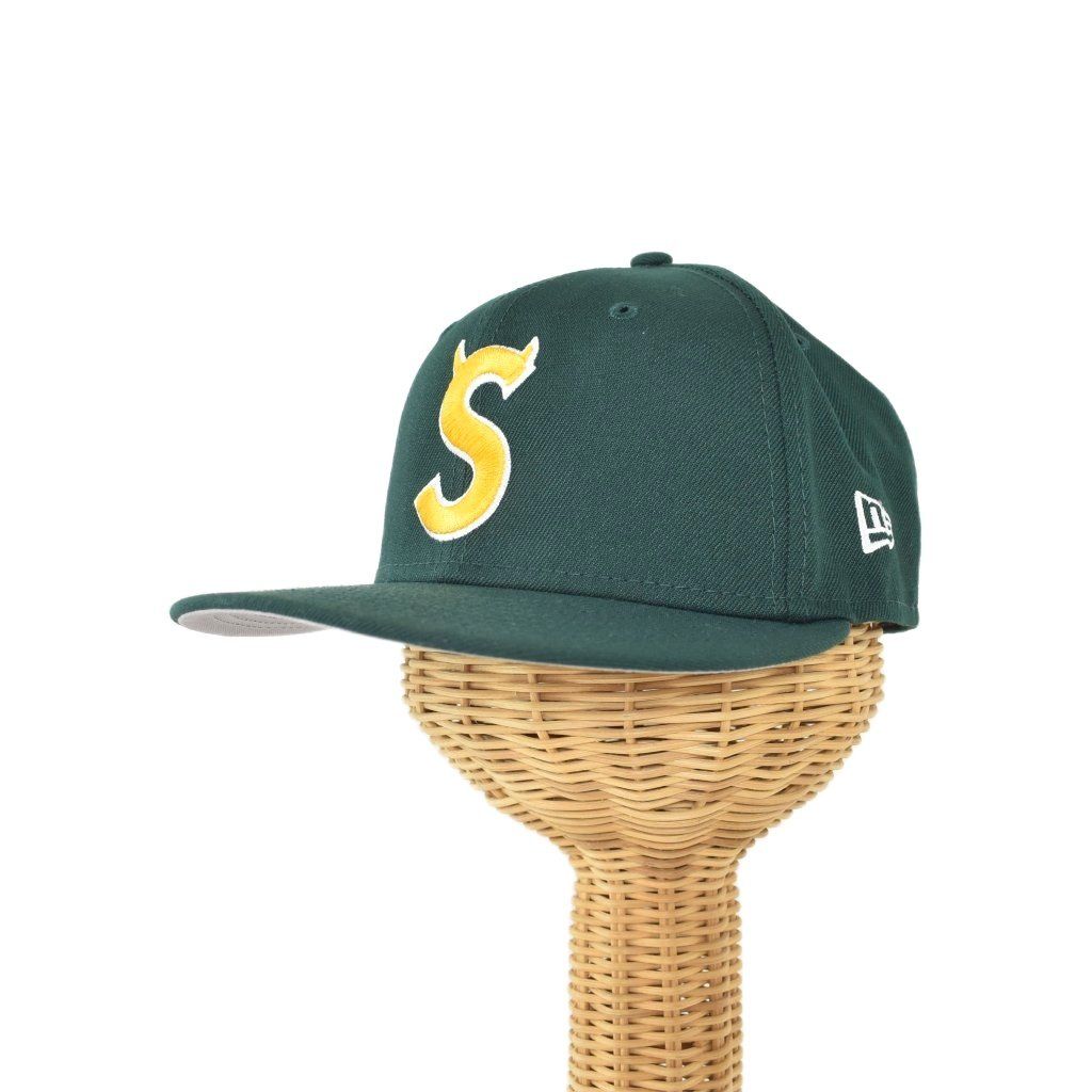シュプリーム SUPREME ニューエラ ERA 59 FIFTY 22 AW S Logo Cap キャップ 帽子 7 1|4 57.7 cm 緑 グリーン AA