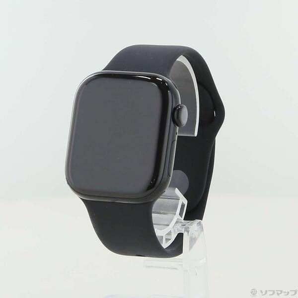 〔♥品〕 ♥品 Apple Watch Series 11 GPS 42 mm ジェットブラックアルミニウムケース ブラックスポーツバンド 262