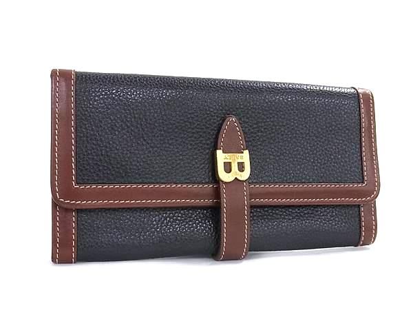 BALLY バリー レザー 二つ折り 長財布 ウォレット 札入れ 小銭入れ