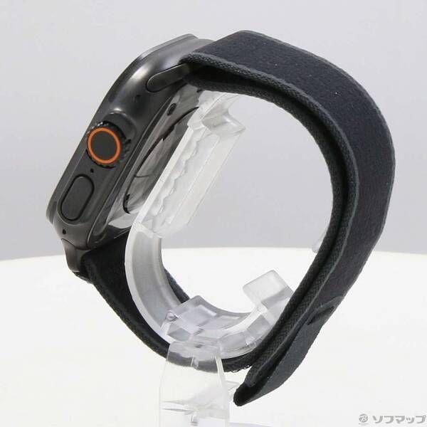 〔展示品〕 Apple Watch Ultra 2 GPS Cellular 49 mm ブラックチタニウムケース ブラックトレイルループ 349