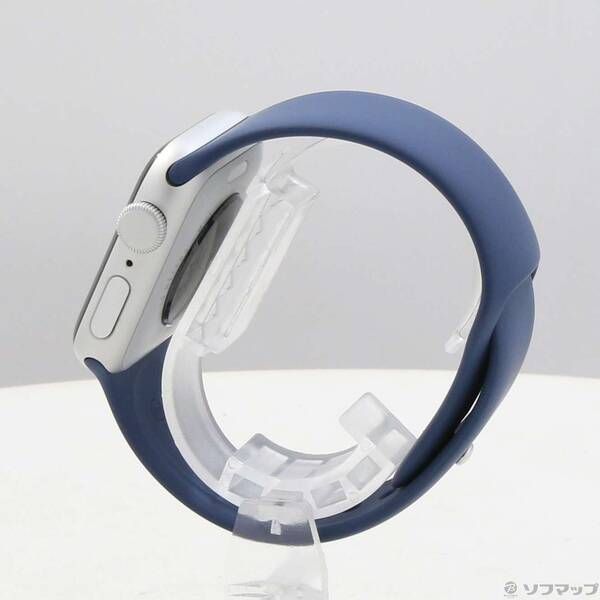 〔展示品〕 Apple Watch SE 第2世代 GPS 40 mm シルバーアルミニウムケース デニムスポーツバンド 344
