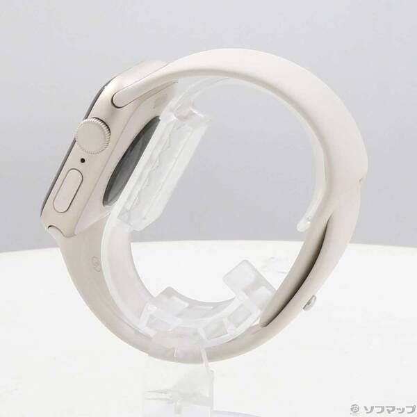 〔展示品〕 Apple Watch SE 第2世代 GPS 40 mm スターライトアルミニウムケース スターライトスポーツバンド 344