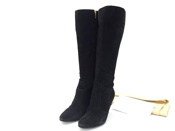 □美品□ Sergio rossi セルジオロッシ スエード ヒール ロングブーツ
