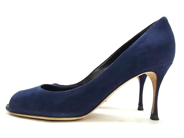 Sergio rossi セルジオロッシ スエード オープントゥ ヒール サイズ37