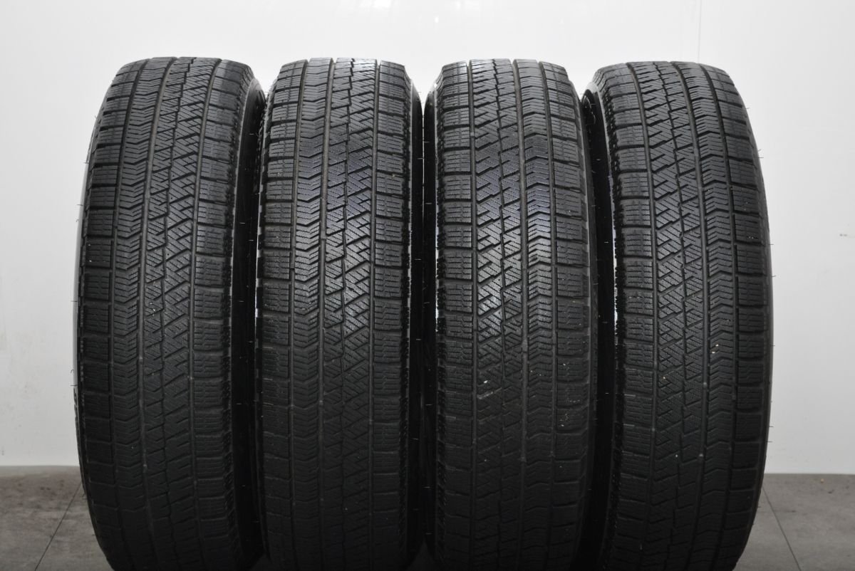  溝有り 14 in 5.5 J 50 PCD 100 ブリヂストン ブリザックVRX 2 165|70 R アクア ヴィッツ フィット スイフト ノート デミオ 14インチ タイヤ ホイールセット