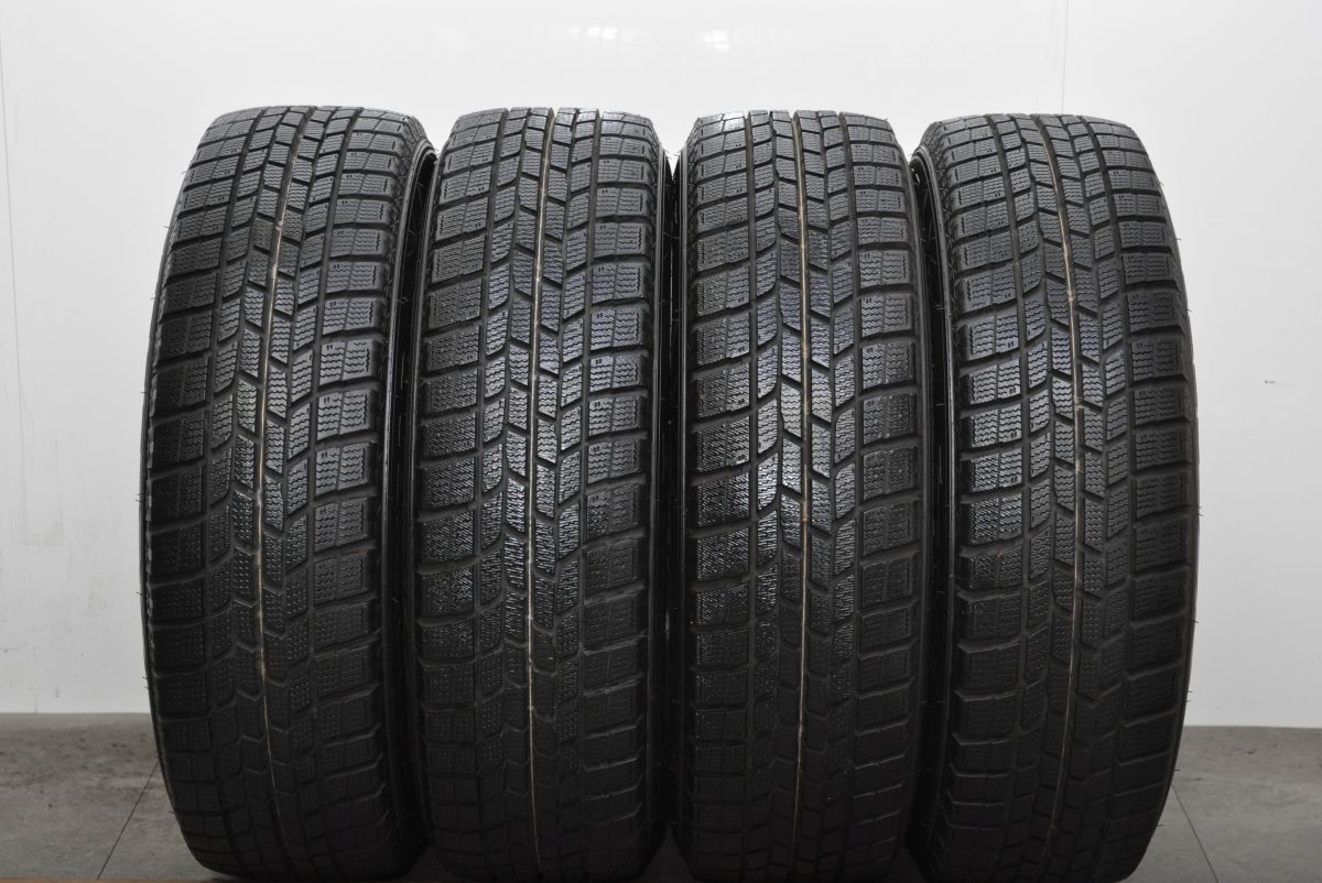 バリ溝】DOS 15in 5.5J +43 PCD100 アイスナビ6 175/65R15 アクア