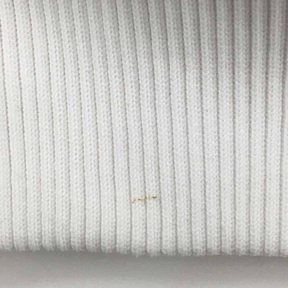 美品】パーリーゲイツ スニード 白 スクエア総柄地模様 蓄熱裏地