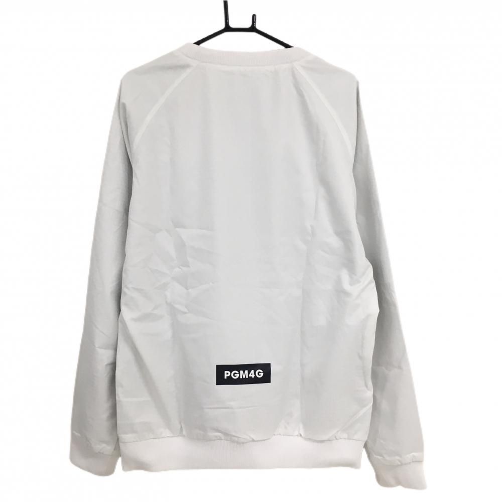 パーリーゲイツ　近年モデル　サイズ７　蓄熱裏地　スニード ３L　白 ホワイト 美品】パーリーゲイツ スニード 白 スクエア総柄地模様 蓄熱裏地